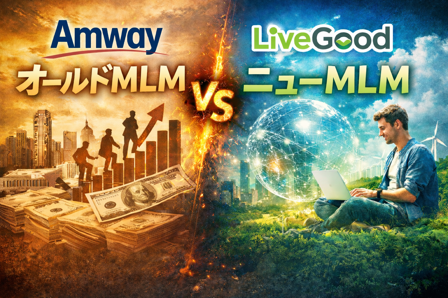 LiveGoodとAmwayを比較して見えてきた、オールドMLMとニューMLMの決定的な違い